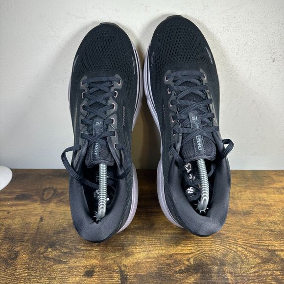 Brooks Ghost 15 Black Pink Rose Athletic Shoes Sneakers Women's Size 12 D - Picture 6 of 8